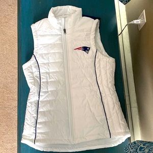 Brand new, New England patriot’s vest, size small